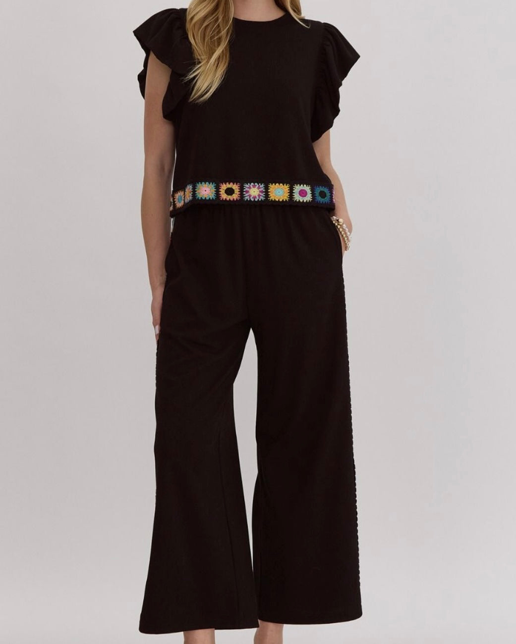 BoHo Embroidered Pant