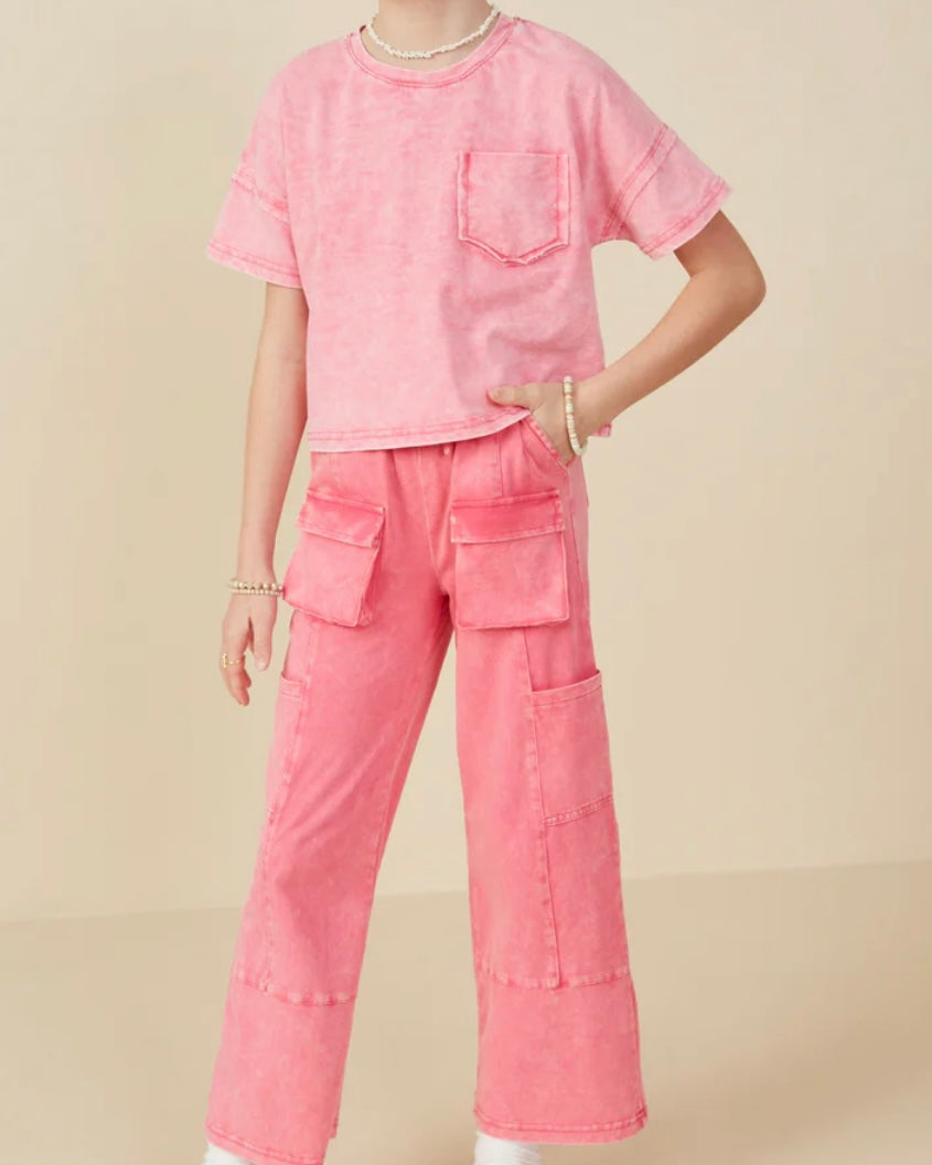 Pink Cargo Pants