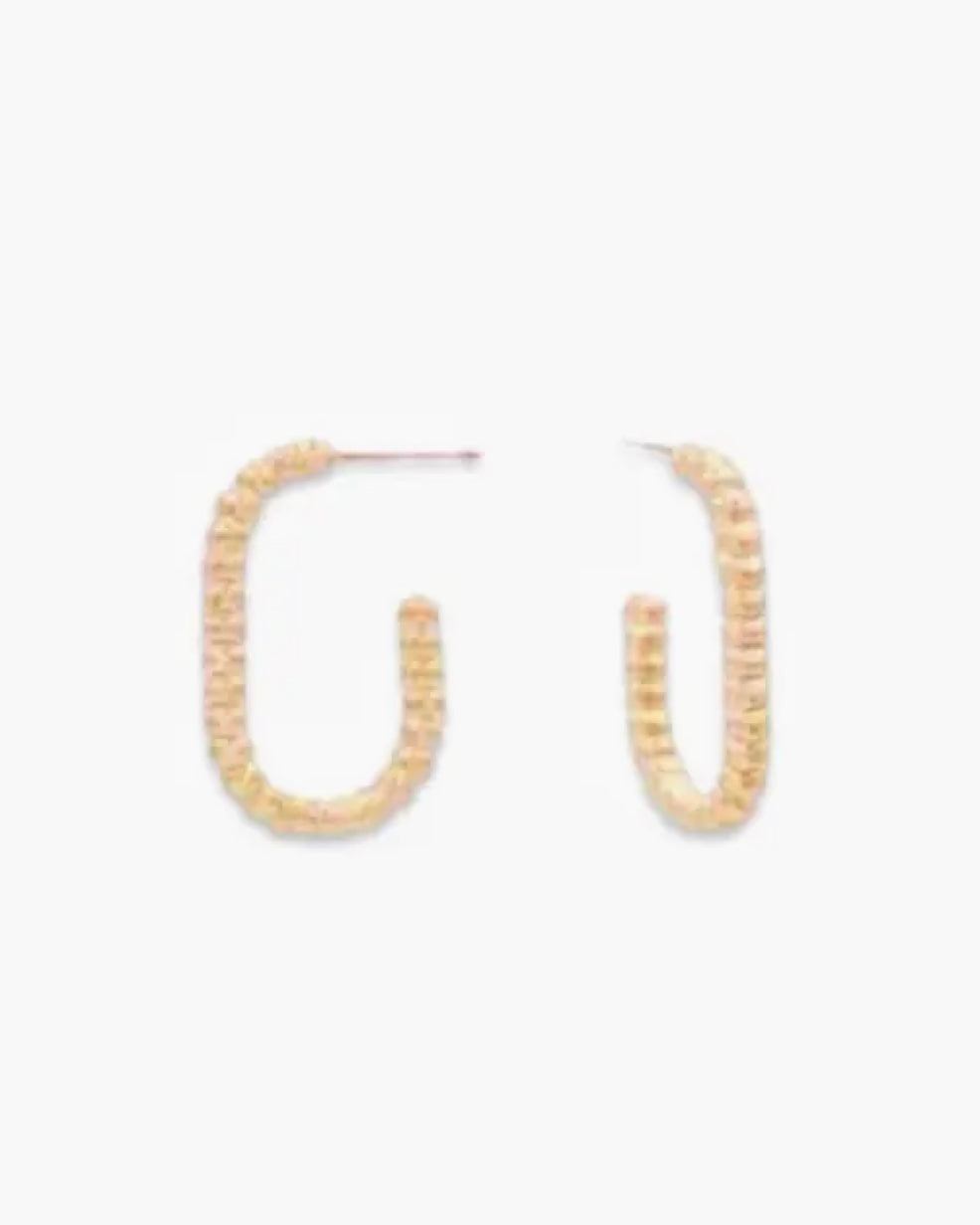 Rectangle Hoop Earring