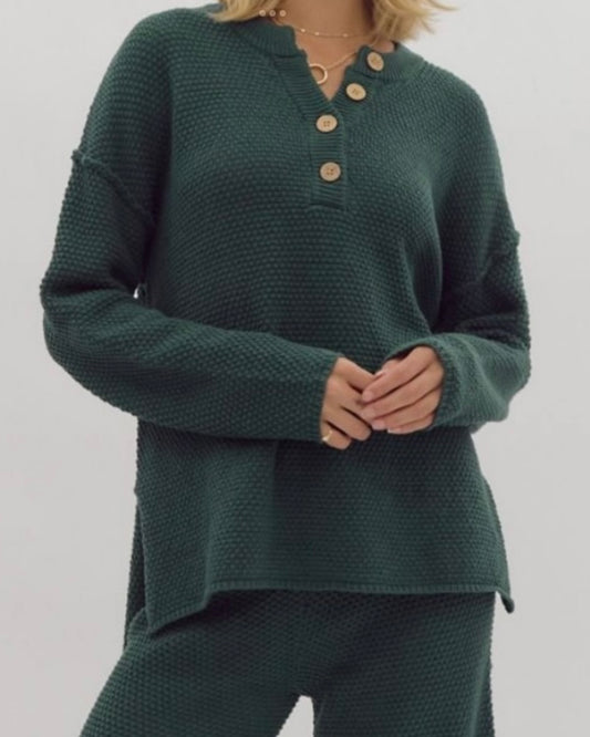 Toby Hunter Green Top - The Swanky Shack