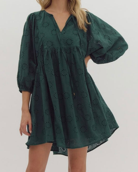 Ashley Hunter Green Dress