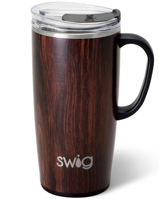 Bourbon Barrel 22oz Travel Mug