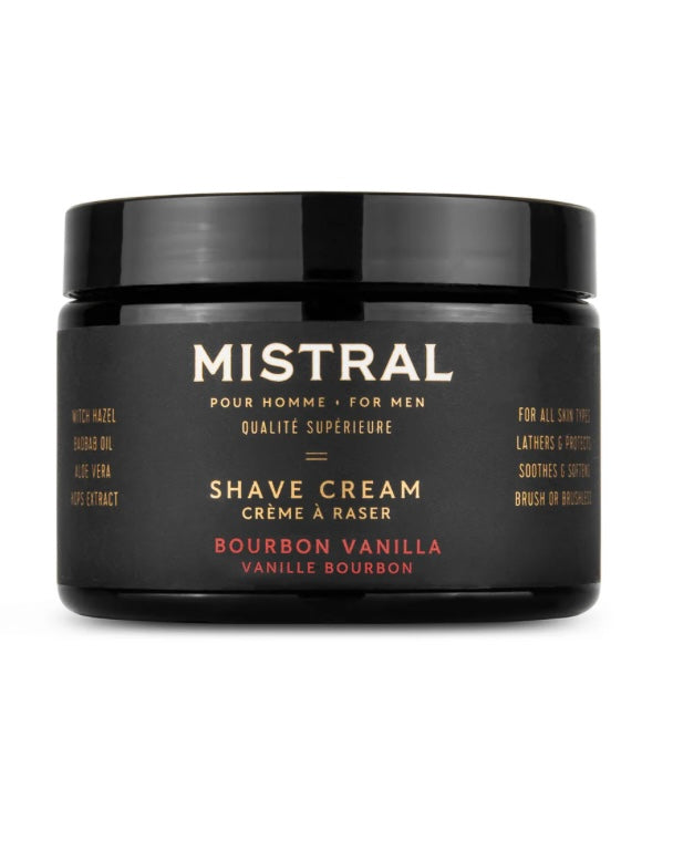 Bourbon Vanilla Shave Cream