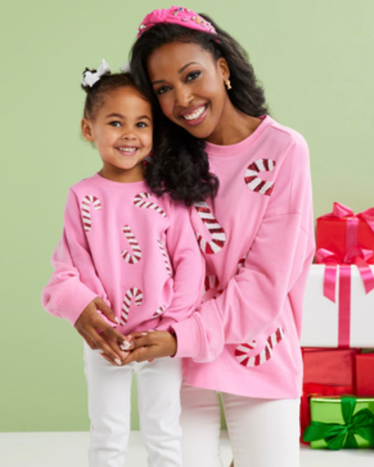 Kids Candy Cane Sweatshirt