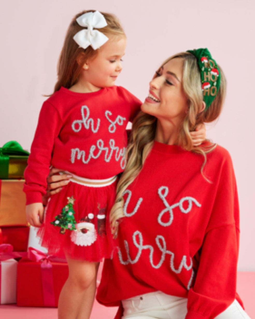 Kids Oh So Merry Sweatshirt