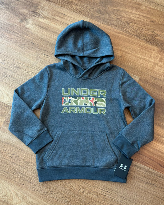 UA Gray Frog-Skin Hoodie