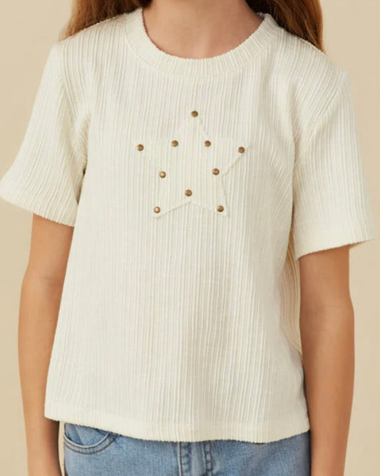 Studded Star Patch Tee