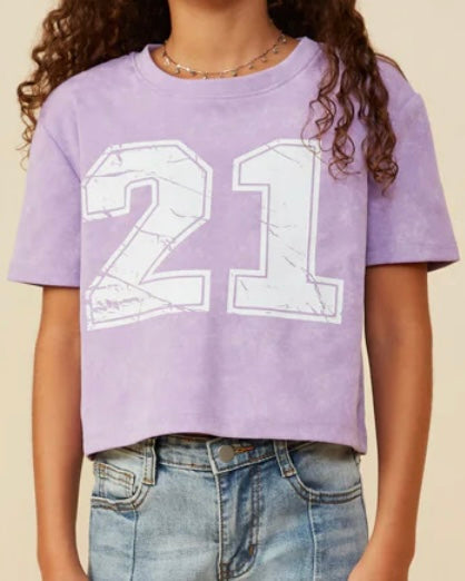 Purple Graphic 21 Tee