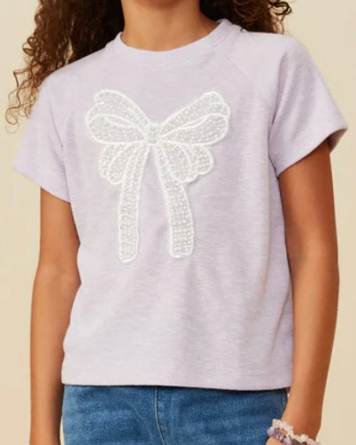 Pearl Bow Tee