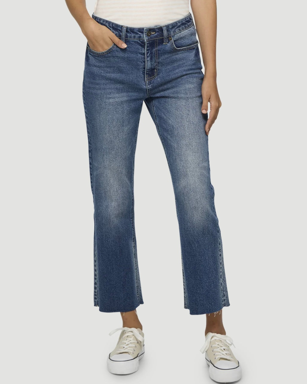 Bella Cropped Bootcut Jean