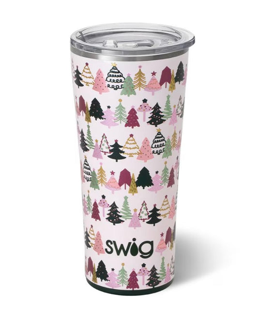 Tinseled Trees 22oz Tumbler