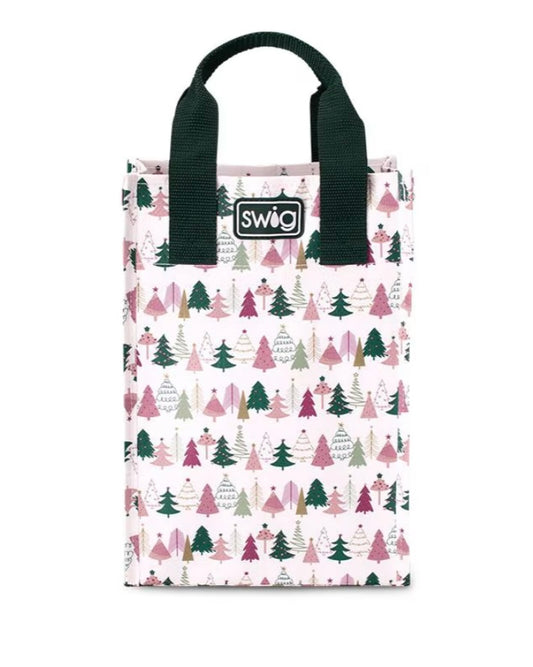 Tinseled Trees Tall Reusable Bag