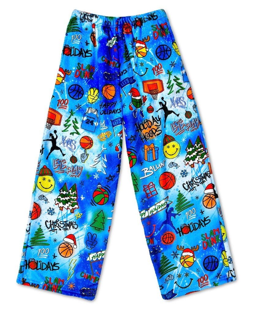 Holiday Hoops Plush Pants