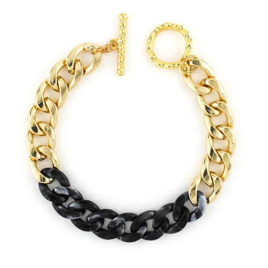 Mini Black Calico Bracelet