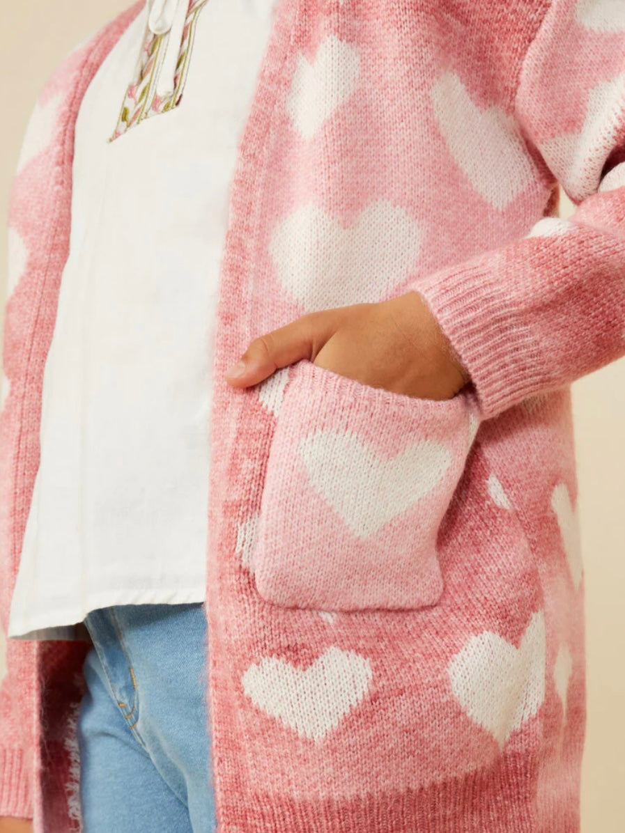 Heart Pocket Cardigan