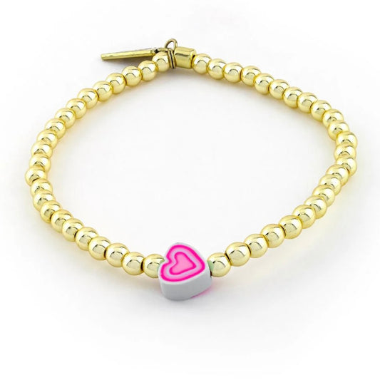 Pink Heart Bracelet