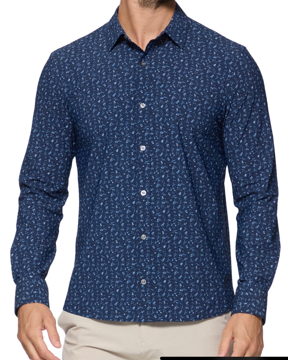 Burke Floral Print Journey Shirt