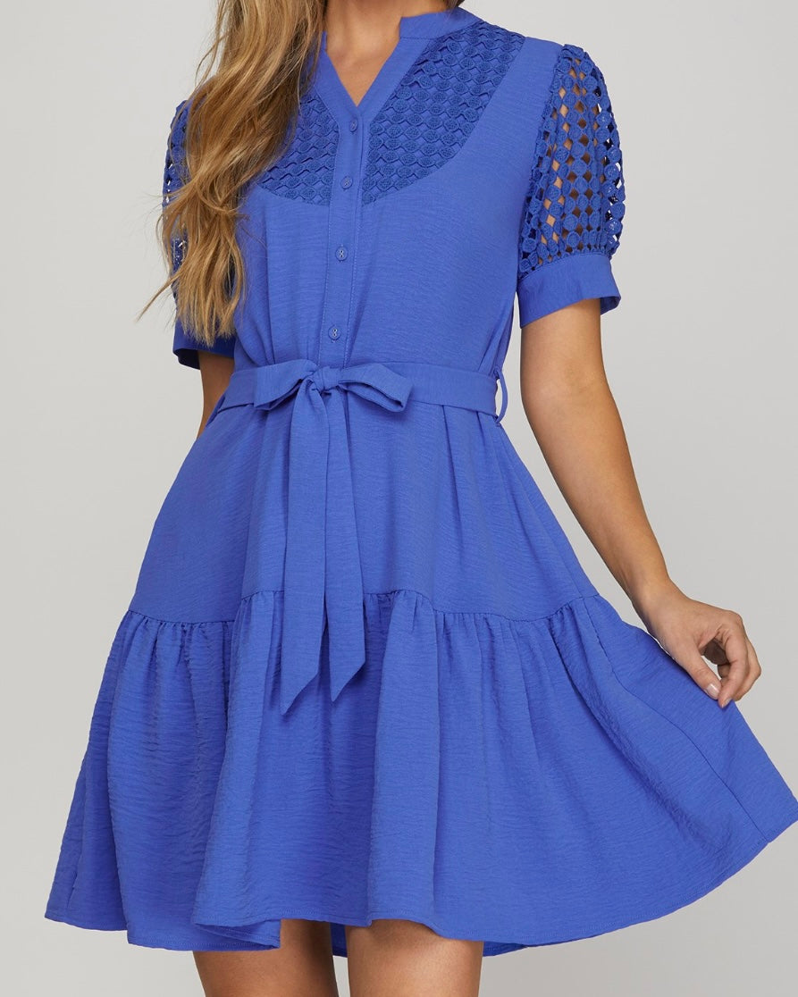 Lacy Mini Dress