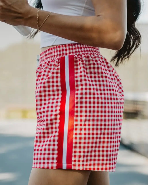 Red Plaid Boxer Short