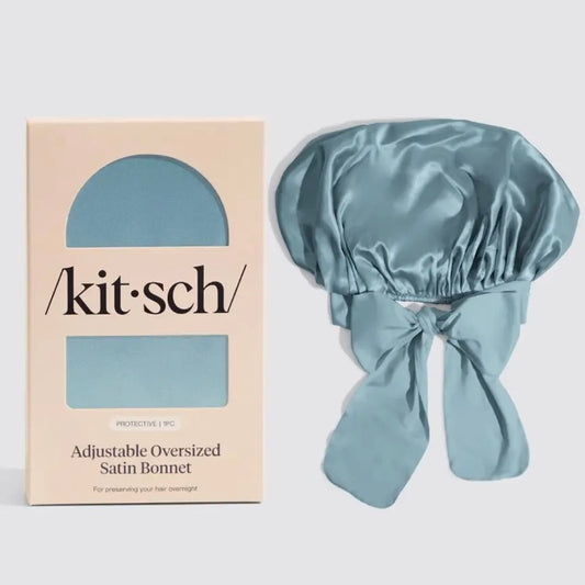 Blue Haze Satin Bonnet