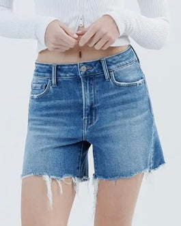Boyfriend Raw Hem Short