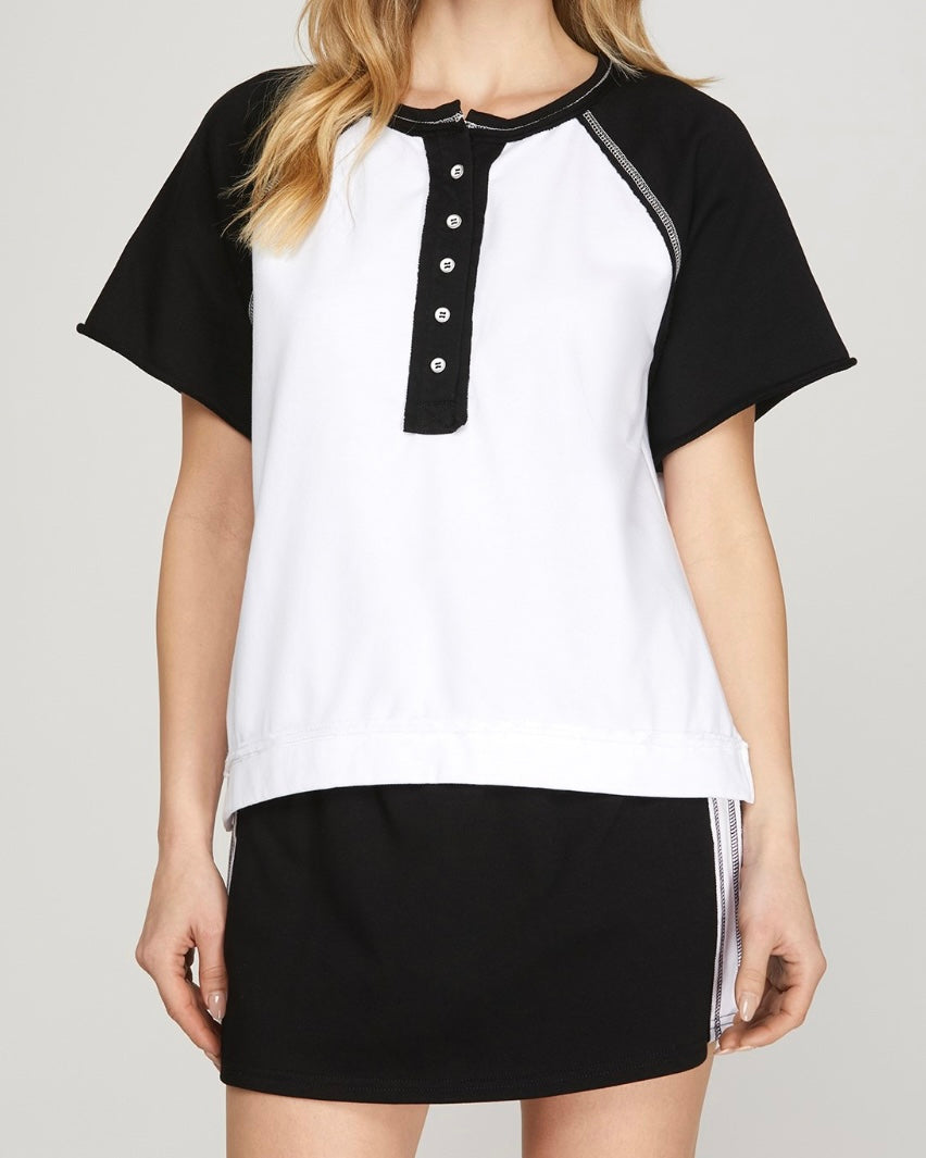 Black Game Day Skirt