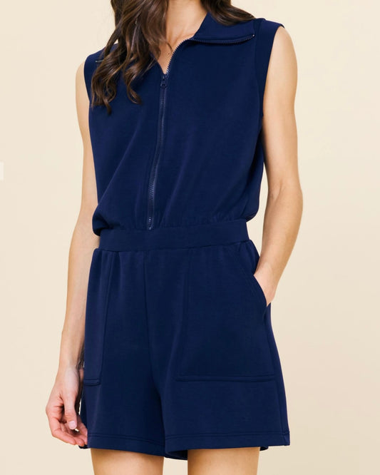 Navy Scuba Romper