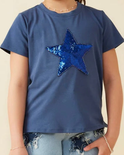 Sequin Star Tee