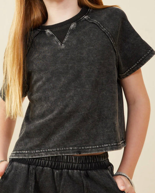 Black Washed Sweatshirt