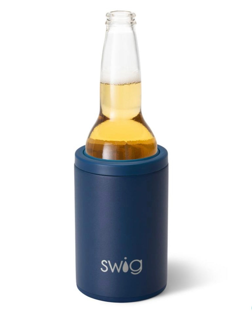 Navy Can + Bottle Cooler 12oz.