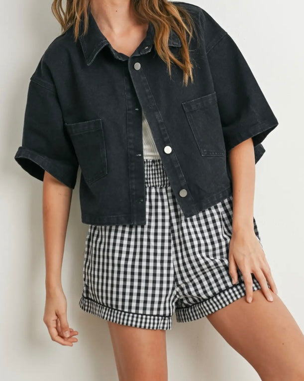 Gingham Short