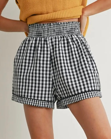 Gingham Short