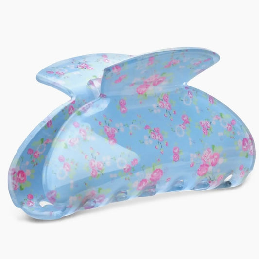 Beautiful Blossom Blue Hair Clip
