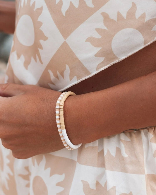 Cafecito Disc Stretch Bracelet