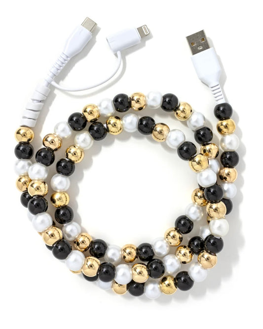 Black & Gold 6ft Charger