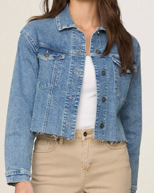 Sidney Cropped Denim Jacket