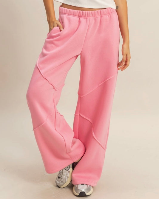 Kelsey Pink Relaxed Fit Pants