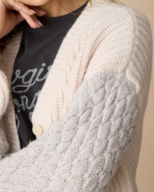 Brielle Mixed Stitch Cardigan