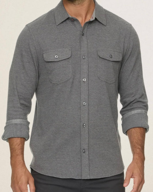Hero Charcoal Knit Shirt