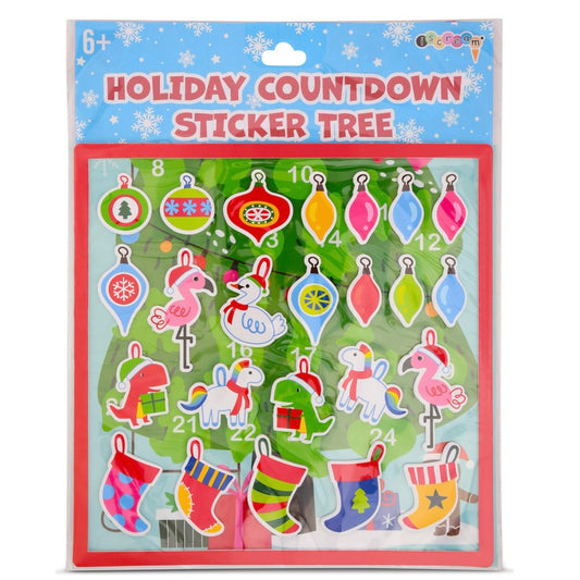 Holiday Countdown Sticker Tree