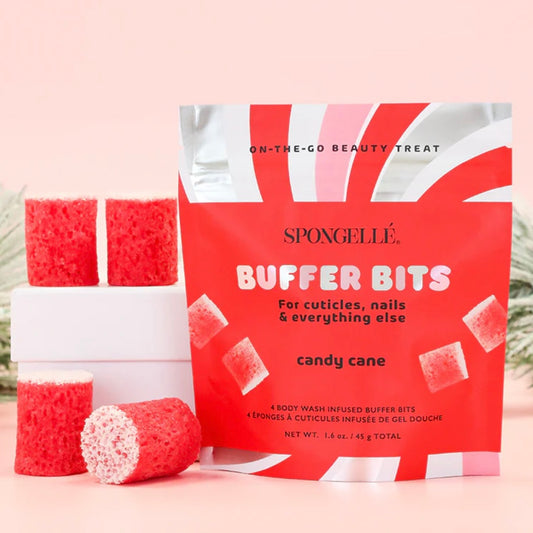 Candy Cane Pedi Buffer Bits
