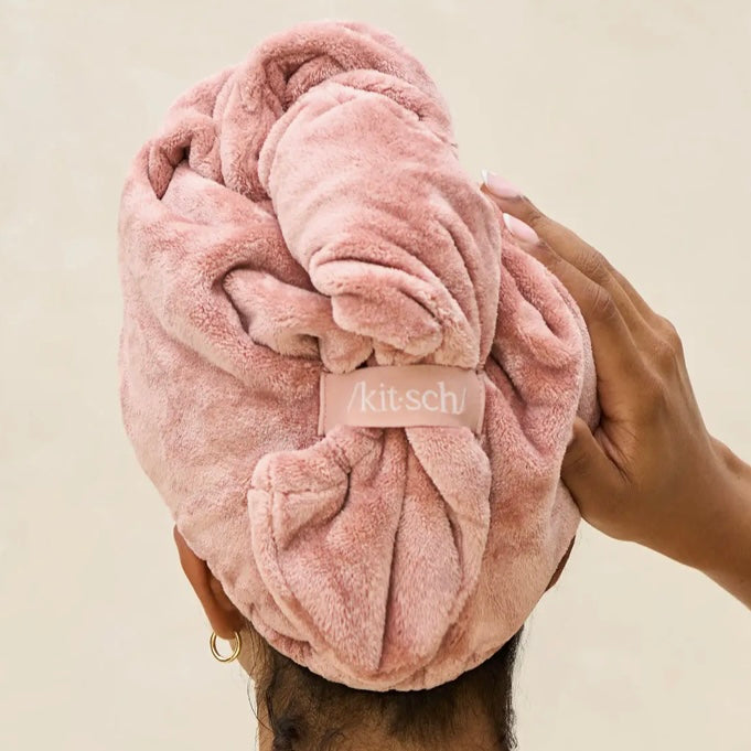Terracotta Microfiber Hair Towel