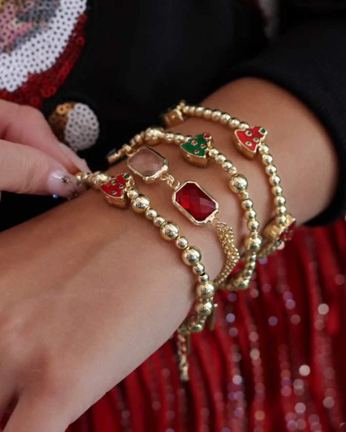 Kids Christmas Tree Bracelet