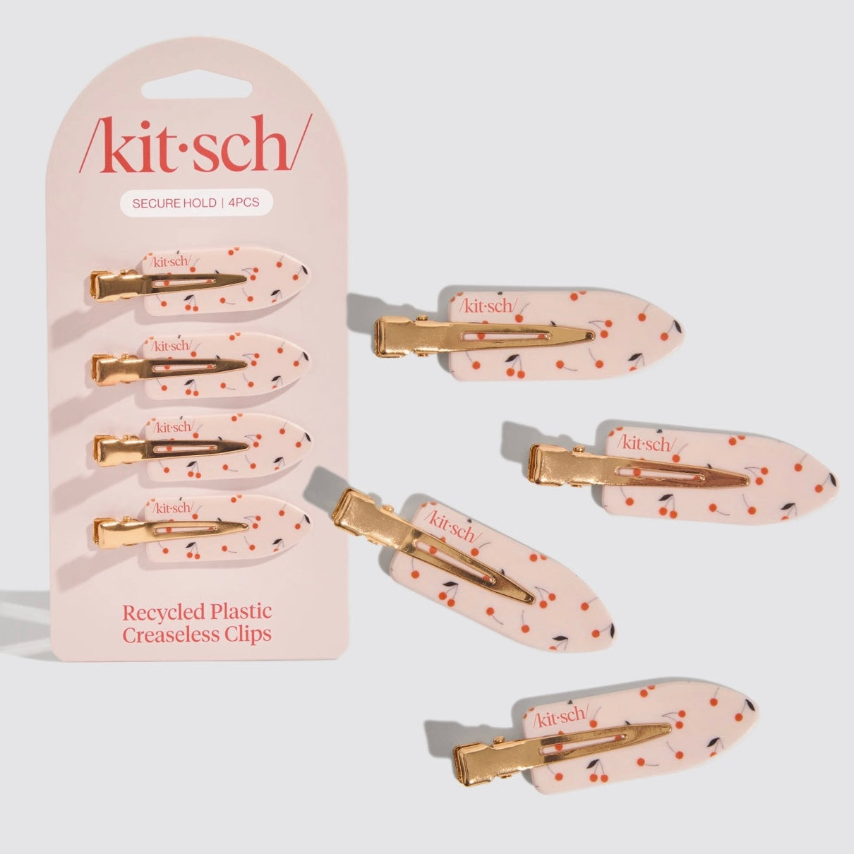 Cherry Print Creaseless Clips - The Swanky Shack