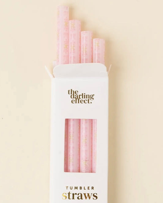 Oh So Fancy Pink Straw Set