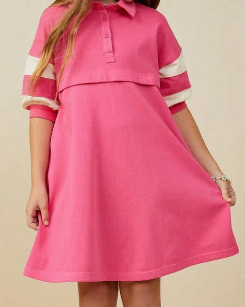 Girls French Terry Dress - The Swanky Shack