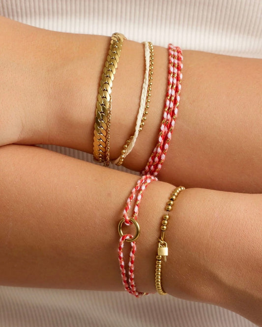 Lock & Key Stretch Bracelet - The Swanky Shack