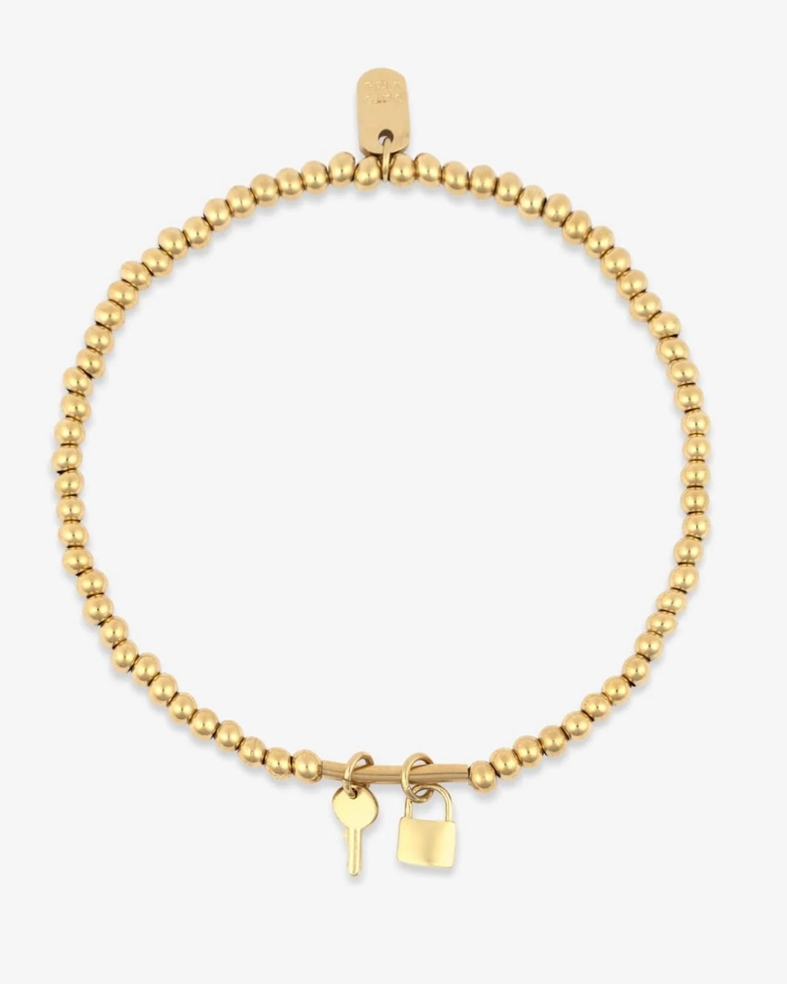 Lock & Key Stretch Bracelet - The Swanky Shack