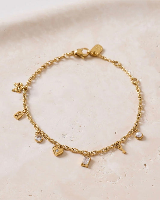 Love Charms Chain Bracelet - The Swanky Shack