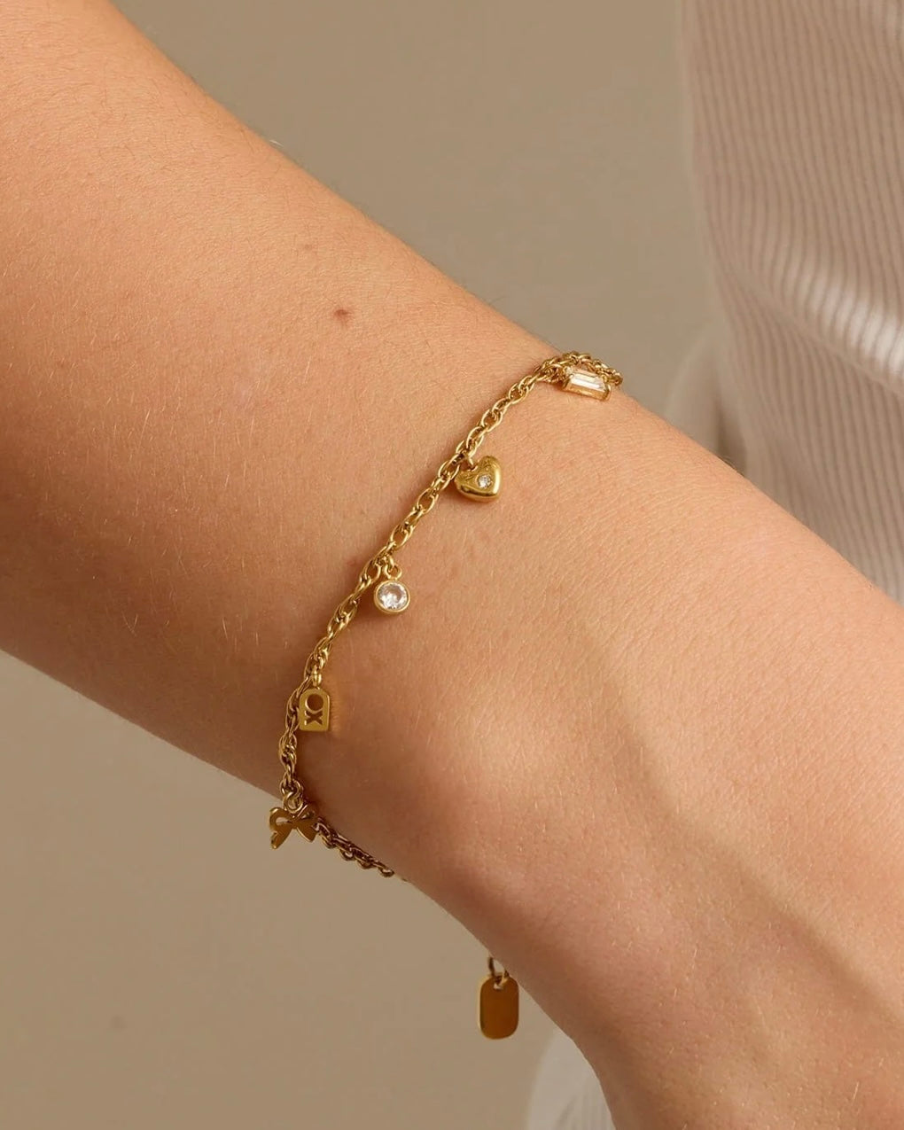 Love Charms Chain Bracelet - The Swanky Shack